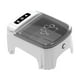 thumbnail image 3 of Comedero automático temporizado para gatos, dispensador de comida para gatos, tazón para golosinas, tazón para gatos secos Gris, 3 of 9