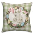 thumbnail image 2 of Creative Products Easter Egg Wreath 18x18 Spun Poly Pillow, 2 of 3