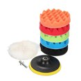 thumbnail image 3 of 8Pcs 3 Inch Buffing Pad Set Wave Sponge Polishing Pad Kit For Car Polisher Pads Wheel M14 Drill Adapter Polisher Tools, 3 of 6