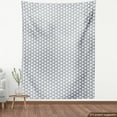 thumbnail image 4 of Abstract Upholstery Fabric by the Yard, Abstract Illustration of Repetitive Geometrical Pattern Like Honeycomb Design, Decorative Fabric for DIY and Home Accents, Multicolor by Ambesonne, 4 of 5