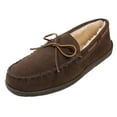 thumbnail image 1 of Minnetonka Pantoufle à Semelle Rigide Doublée pour Homme, Chocolat, 10 m US, 1 of 4