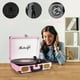 thumbnail image 2 of Tocadiscos de vinilo Retrolife con Bluetooth de 3 velocidades, color rosa, 2 of 7