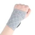 thumbnail image 2 of Soporte De La Muñeca Muñequera deportiva de compresión para levantamiento de pesas, soporte para muñeca para gimnasio (gris) Likrtyny Para Estrenar, 2 of 7