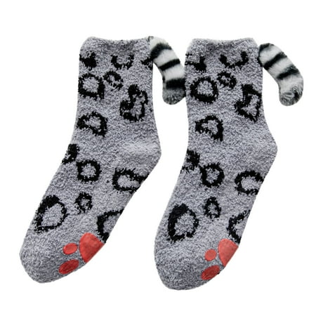 

ASEIDFNSA Sheer Knee High Stockings for Women Ski Socks Mens Fleece Comfy Socks Gift Home Womens Warm Fuzzy Soft Winter Thick Slipper Cartoon Socks