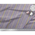 thumbnail image 3 of Soimoi Rayon Crepe Fabric Vertical Stripe Fabric Prints by Yard 46 Inch Wide, 3 of 3