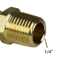 thumbnail image 6 of 10 Pack 3/8" x 1/4" MNPT Pipe Thread Brass Air Hose Barb Fitting For 3/8" Hose 220EE, 6 of 7