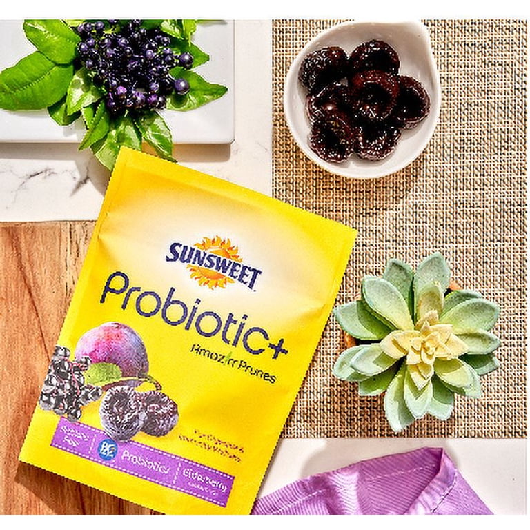 Sunsweet Probiotic+, Amazin Prunes, Elderberry Natural Flavor