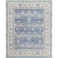 thumbnail image 1 of Unique Loom Whitney Vintage Border Rug 10' x 14' Rectangle French Blue/Ivory, 1 of 2
