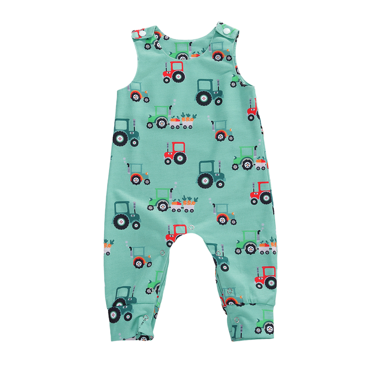 Newborn Baby Boys Girls Romper Jumpsuit Pocket Clothes Outfits Cotton Playsuit