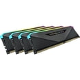 thumbnail image 3 of Corsair Vengeance RGB RT 128GB (4 x 32GB) DDR4 DRAM 3600MHz C18 Memory Kit, Black, 3 of 4