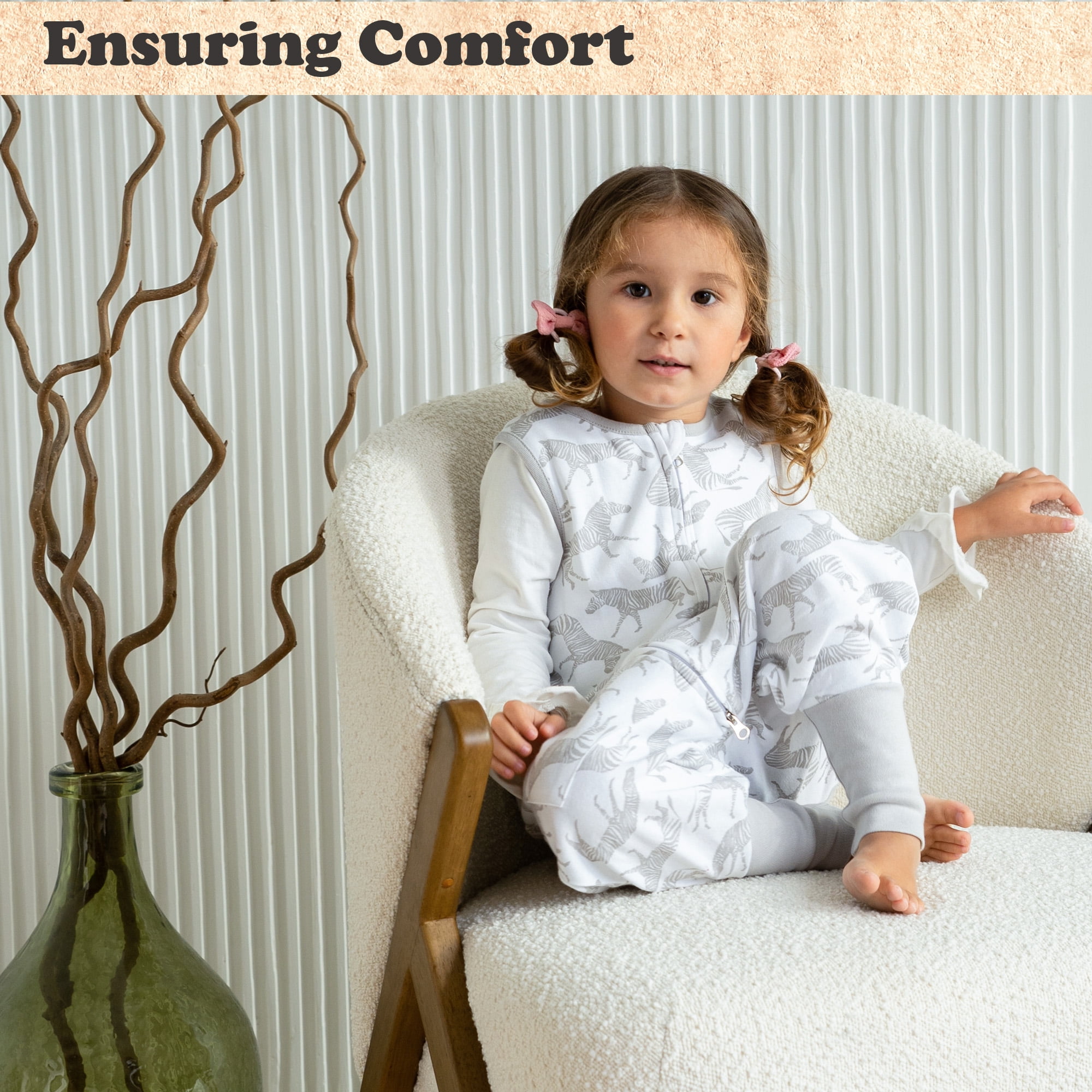 Toddler Sleep Sack for 3t-4t, 0.5 TOG Sleep Sack Baby Wearable Blanket, Toddler Baby Sleep Sack with Feet, Sleeveless Breathable Sleep Sacks for Baby Boys or Girls