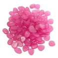 thumbnail image 1 of 100pcs Fish Tank Fluorescent Pebble Garden Parterre Decor Glow Stone Green, 1 of 9