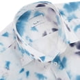 thumbnail image 6 of Fesfesfes Short Sleeve Blouse for Men Turn Down-Collar Casual Button Printed Short Sleeve Tops Blouse Under $10, 6 of 8