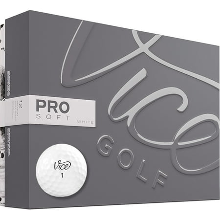 Vice Golf Pro Soft White Golf Ball -1 Dozen