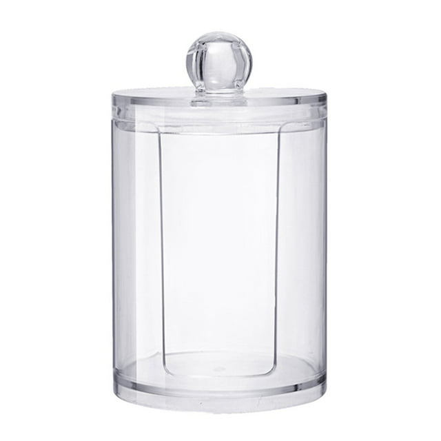 Clear Portable Cotton Pad Storage Box Container Makeup Holder Transparent Cosmetic Case
