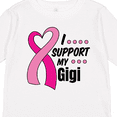 thumbnail image 4 of Inktastic Breast Cancer Awareness I Support My Gigi with Pink Ribbon Boys or Girls Long Sleeve Toddler T-Shirt, 4 of 5