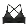 thumbnail image 2 of qolati Sports Bra for Women Crossovers Strappy Back Push Up Bralette for Running Soft Padded Seamless V Neck Workout Yoga Bras, 2 of 5