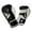 Black, variant on Adidas WAKO Approved Kickboxing Fight Gloves, Cowhide Cuir Leather Speed 165 adiSBG165