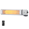 thumbnail image 1 of VEVOR Calentador infrarrojo, calentador infrarrojo electrico de espacio con control remoto de 1500 W, calentador infrarrojo exterior de carbono con protección IP65 con 3 velocidades, para porche, 1 of 9