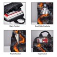 thumbnail image 3 of Balery Molten Lava Abstract Flow Mochila Ligera para Hombres y Mujeres – Resistente y Impermeable, Ideal para la Escuela, el Trabajo, los Viajes y el Uso Diario, 3 of 7