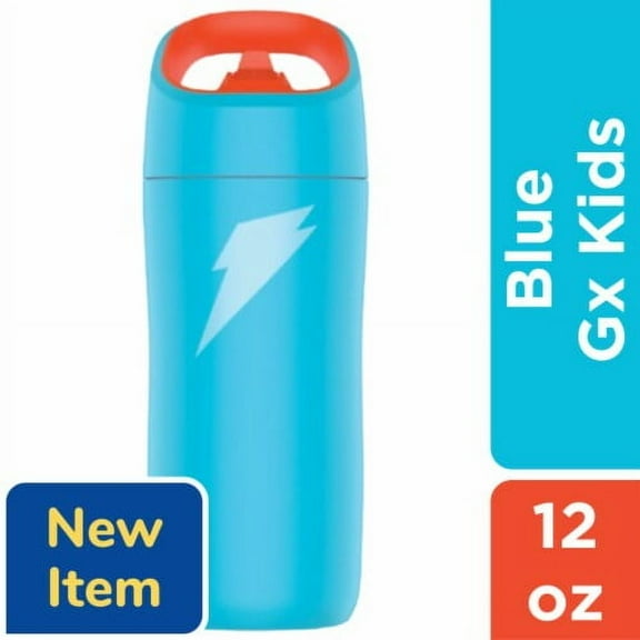 2X - Gatorade GX Kids Stainless Steel Bottle, Blue, 12 oz 12 fl oz