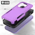 thumbnail image 4 of iPhone 14 Pro Max Case, Allytech Military Grade Protective Anit-Scratch Shockproof Drop Proof Bumper Defender Back Cover Case for Apple iPhone 14 Pro Max 6.7" - Purple, 4 of 5