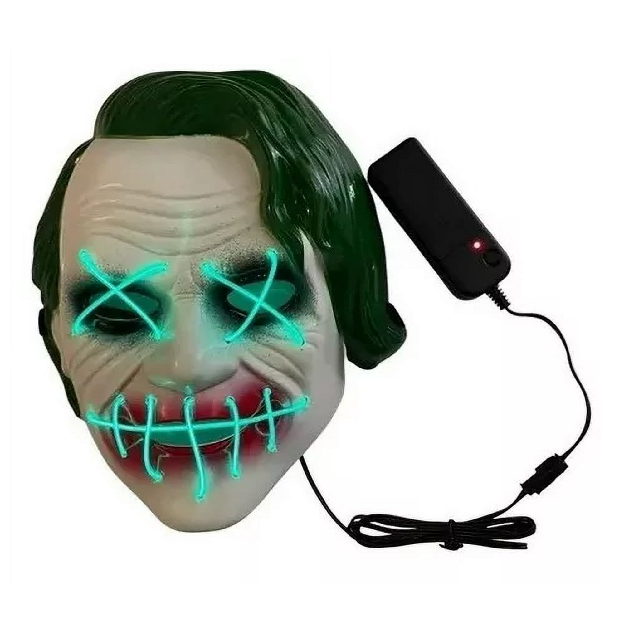 Mascara De Halloween Joker Guasón Con Luces Led Difraz Knasta Chile