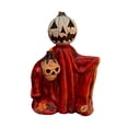 thumbnail image 2 of Miwamany Halloween Ghost Figurine, Resin Pumpkin Head Statue with Skull, Spooky Tabletop Ornament for Indoor Shelf Mantel Display Halloween Indoor Decor, 2 of 7