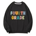 thumbnail image 4 of Mercatoo 𝐁ack to School Hoodie Girls 2025 First Day of School Fourth Grade Sweatshirts Oversized Tops Kids Cute Preppy Clothes, 4 of 6