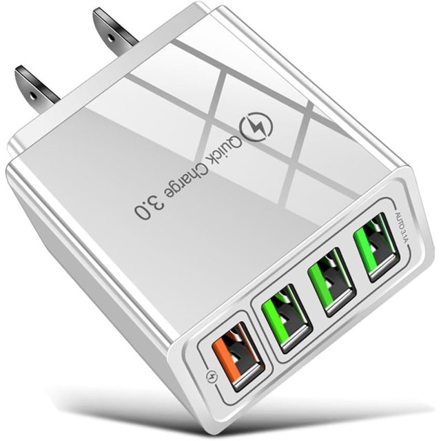 Mag Volt Pro Phone Charger, Mag Volt Pro Phone Charger, 4-Port Wall Charger with Intelligent Temperature Control and Multi-Protection System, Universal Compatibility for All Phones