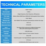 PQWT TC300 Water Detector Portable Multi-Function Full Automatic Mapping with one Button Underground Water Detector 300M deep Underground Water Detector