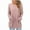 Pink 1, variant on BLVB Long Sleeve Shirts for Women Crewneck Tunic Sweaters Loose Fit Dressy Ribbed Knit Tops with Pockets Fall Fashion