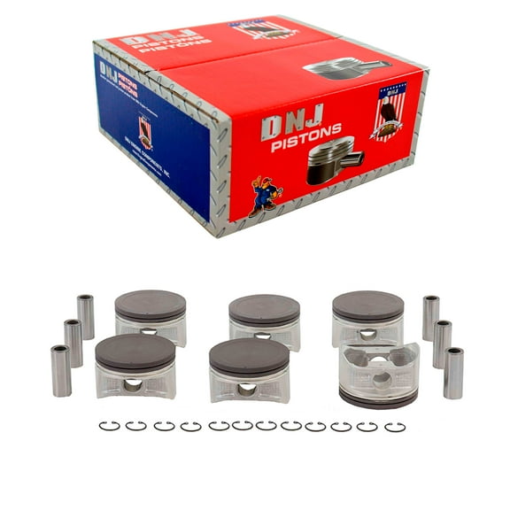DNJ P632 Std. Complete Piston Set Fits Cars & Trucks 95-99 Infiniti Nissan Maxima 3.0L DOHC 24v