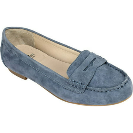 women's white mountain markos penny loafer (Best Suede Penny Loafers)
