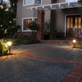 Best Solar Light Outdoor Solar LED FilamentStyle Path Lights in Black