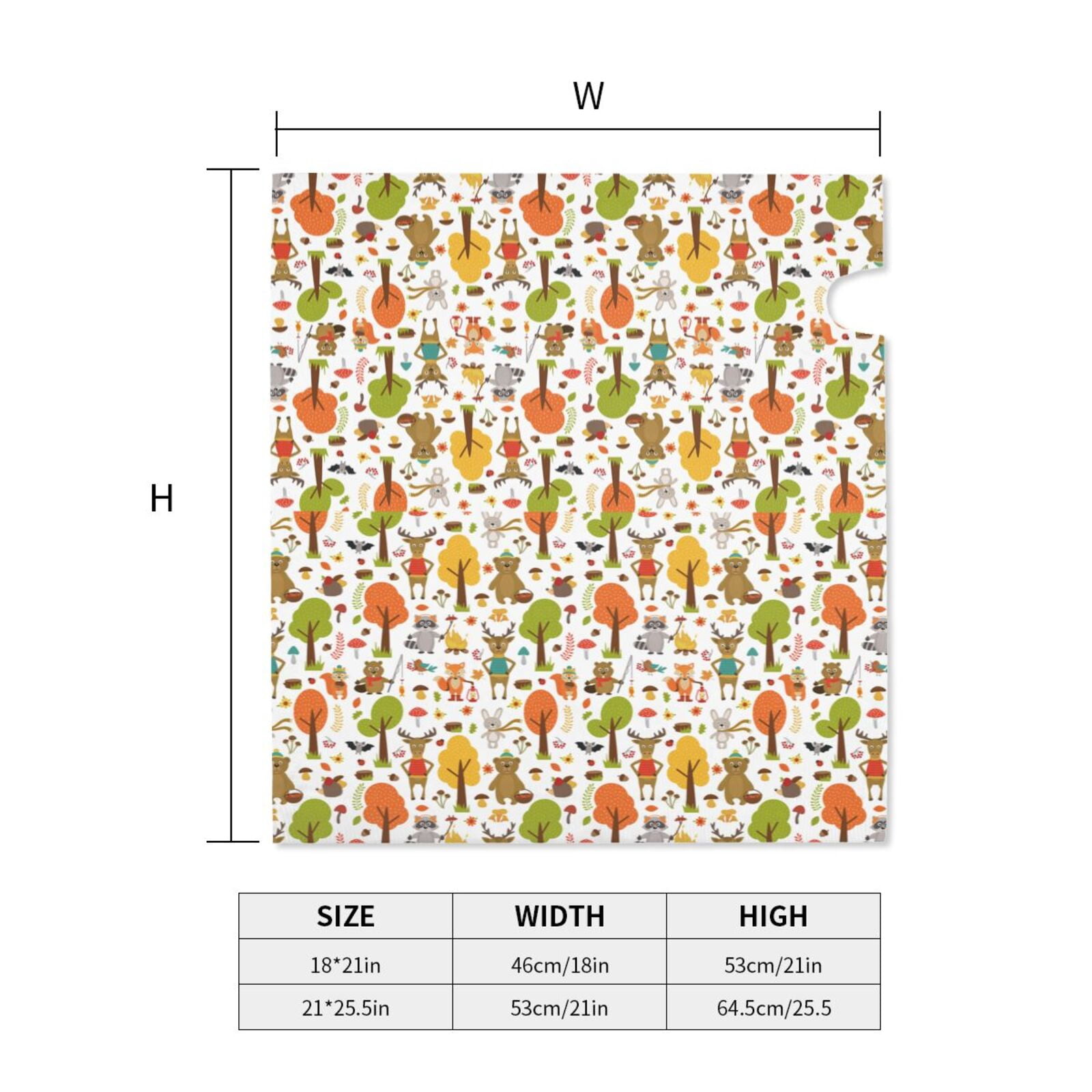 Xecao Animals Forest for Mailbox Cover with Magnetic Strips, Waterproof and Sunscreen, Adds a Decorative Touch to Your Garden Yard.