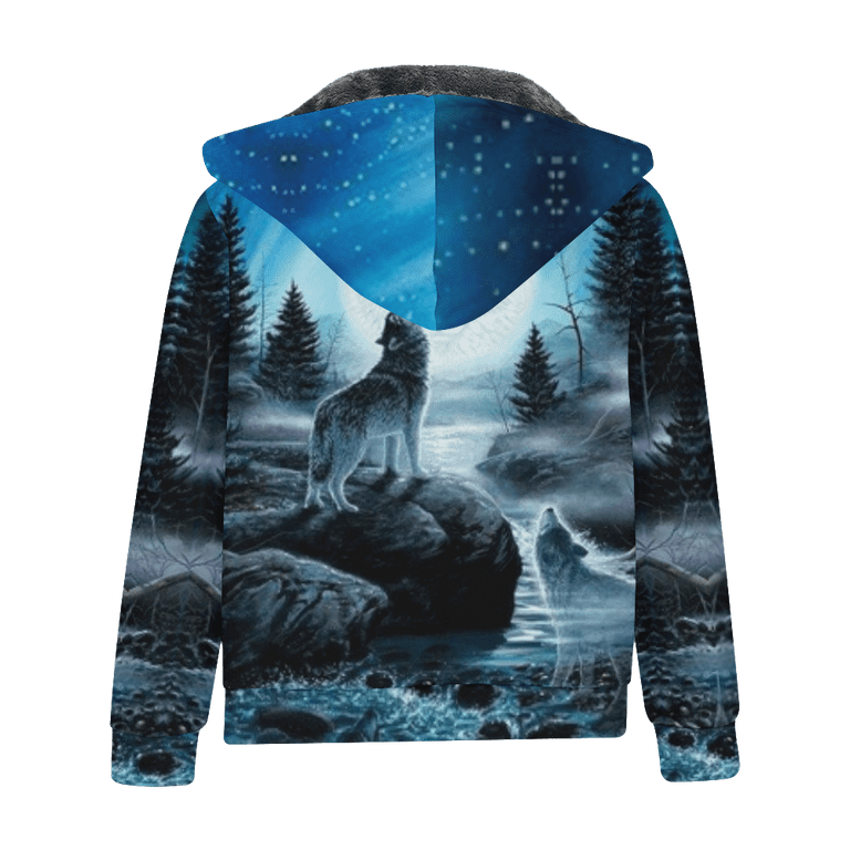 Wolf hoodie walmart new arrivals