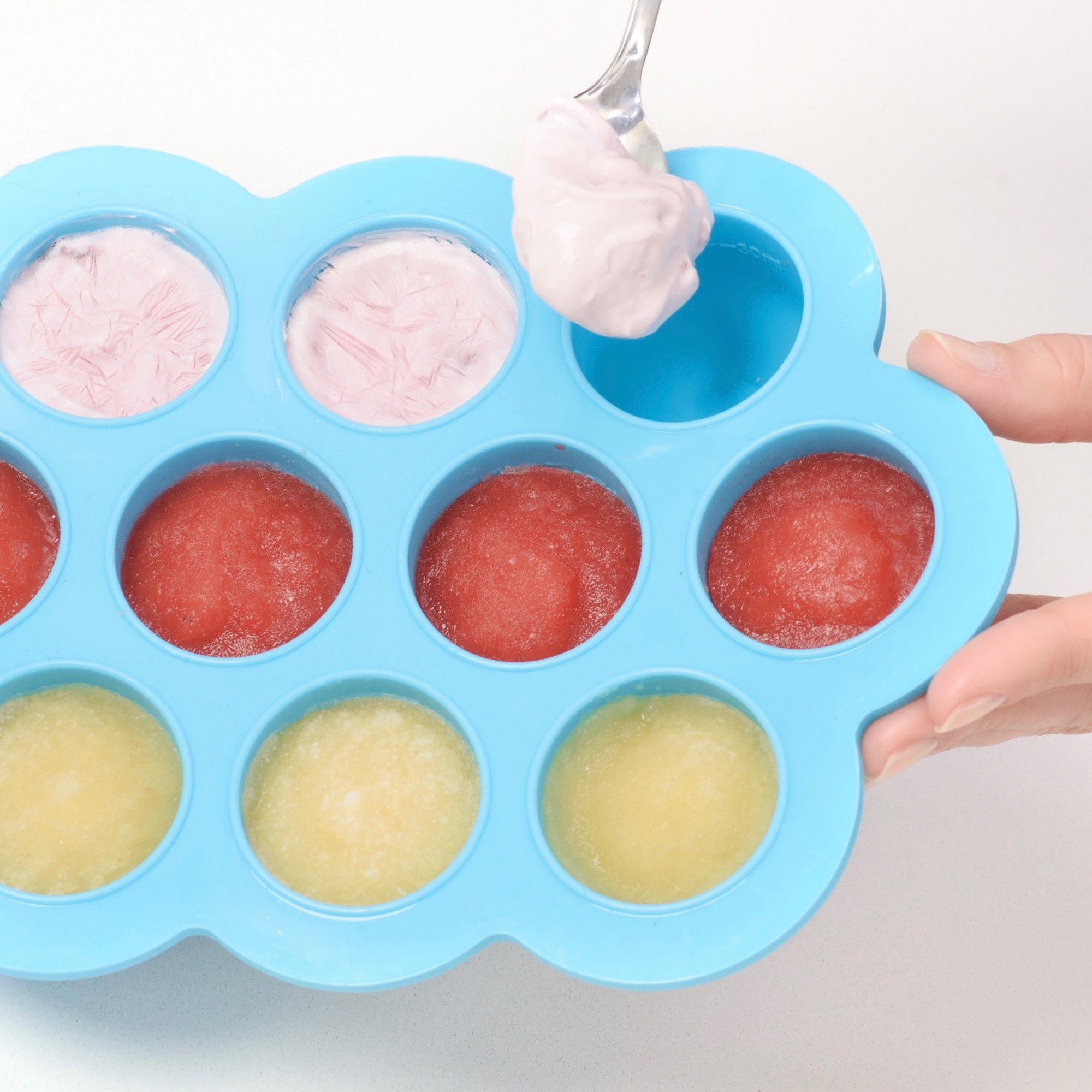 1pc Baby Food Freezing Tray With Lid For Storing & Selivering Puree, Silicone  Freezer Mold Tool