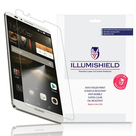 3x iLLumiShield Ultra Clear Screen Protector Cover for Huawei Ascend Mate 7