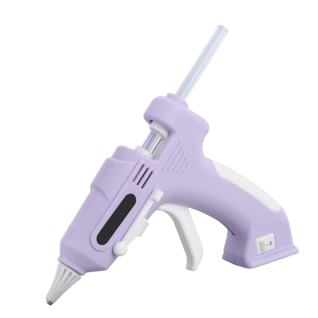 Kit de Pegamento Caliente Eléctrico, Herramiente de Pegamento Caliente Inalámbrica, Pistola de Pegamento de 7 mm Con 10 Barras de Pegamento, Precalentamiento Rápido PARA