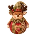 thumbnail image 2 of Christmas Patchwork Fabric Doll DIY Kit - Pick 1 of 9 Styles, Pre-Cut Sewing Set, Holiday Home Decor & Handmade Gift, 2 of 4
