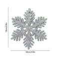 thumbnail image 2 of Christmas Snowflake Ornament for Christmas Tree Decoration Hollowed-out Snowflake Pendants Christmas Tree Pendants Window And Shopping Center Christmas Decorative, 2 of 6