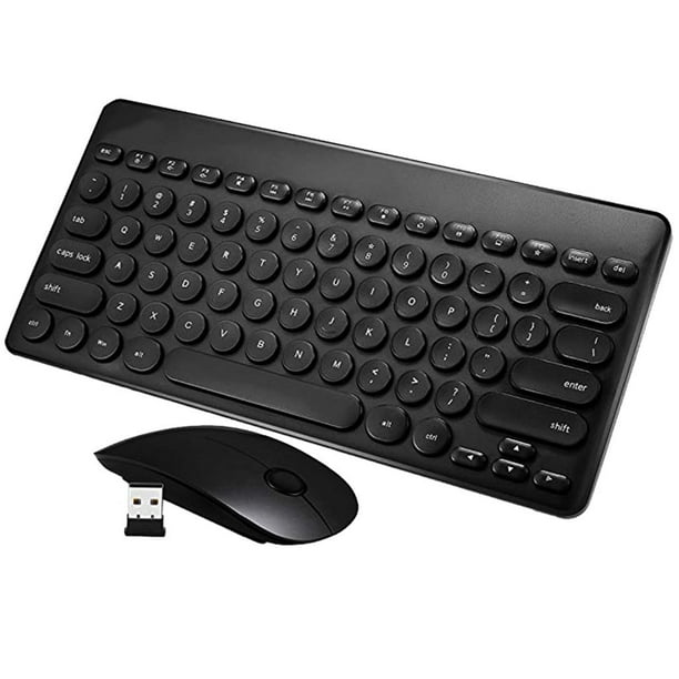 Ratón con inalámbrico, combinación de y ratón inalámbricos ultradelgados Hz para Windows, portátil, portátil, PC, escritorio, Yotijar Teclado y mouse inalámbricos