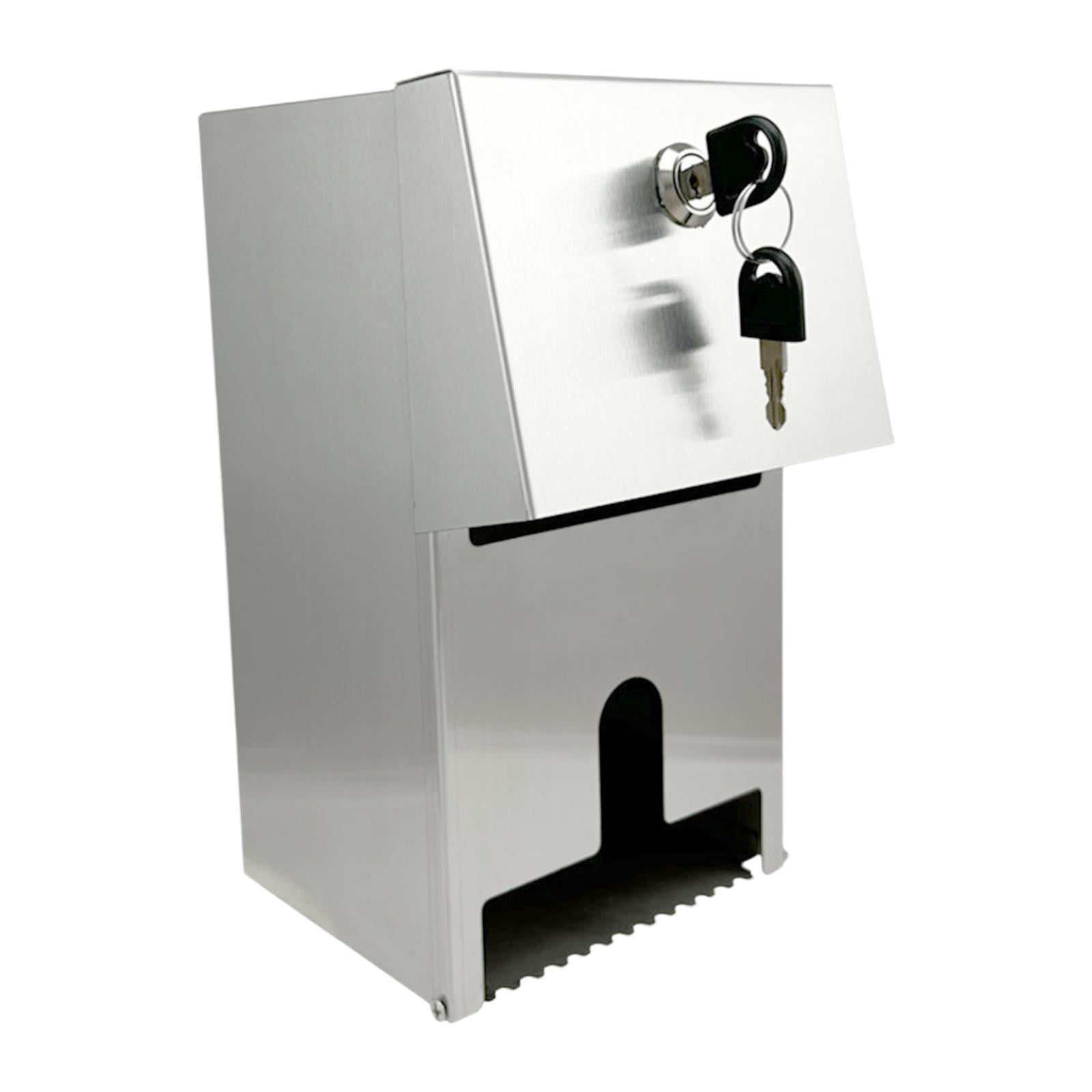 CUTICATE Commercial Toilet Tissue Dispenser Hold s Capacity Modern Wall Mount Lockable Roll Paper Holder Tissue Holder for Malls