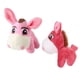 thumbnail image 3 of Stuffed Animal Pendant 2Pcs Vivid Donkey Keychains Bag Ornaments Plush Toys Perfect For Kids, 3 of 5