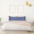thumbnail image 2 of Unique Bargains 2 Pack Silky Satin Body Pillow Cases Slate Gray 21" x 60", 2 of 7