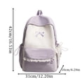 thumbnail image 2 of Bows Backpacks Travel Bag Large Capacity Casual Daypacks Student School Bag Japanese Styles Backpacks for Woman Girls, 2 of 5