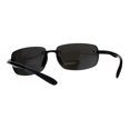 thumbnail image 4 of Mens Rimless Warp Sport Sunglasses With Bifocal Reading Lenses All Black 2.0, 4 of 4