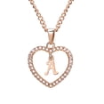 thumbnail image 5 of Necklaces & Pendants Women's Fashion Heart Letter Necklace 26 Letters Love Clavicle Neck Chain, 5 of 8