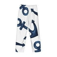 thumbnail image 5 of Disketp Navy Blue Anchor Men'S Pajama Pants - Ultra Soft Fleece Sleep And Lounge Pants (Size: S-Xxl), 5 of 9